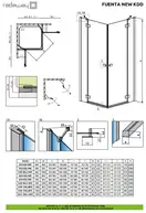 Душевая кабина Radaway Fuenta New KDD 90 R (профиль - хром; стекло - прозрачное) (384060-01-01R) фото 3 Aquada.com.ua