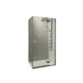 Душевая кабина Radaway Almatea KDJ 120 R*×80 (профиль - хром; стекло - прозрачное) (32141-01-01NR)