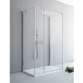 Душевая кабина Radaway Fuenta New KDJ+S door 100 L (профиль - хром; стекло - прозрачное) (384022-01-01L)