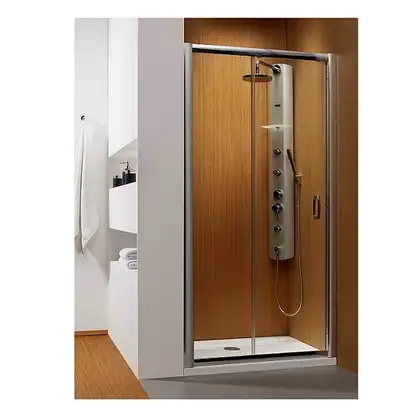 Душевые двери в нишу Radaway Premium Plus DWJ 120 профиль хром стекло прозрачное (33313-01-01N) фото 1 Aquada.com.ua