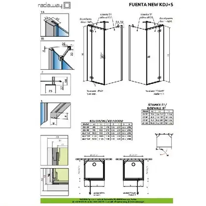 Душевая кабина Radaway Fuenta New KDJ+S door 120 R (профиль - хром; стекло - прозрачное) (384024-01-01R) фото 2 Aquada.com.ua Душевая кабина Radaway Fuenta New KDJ+S door 120 R (профиль - хром; стекло - прозрачное) (384024-01-01R) фото 2 Aquada.com.ua