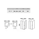 Душевая кабина Ravak Chrome (профиль - белый; стекло - Transparent (прозрачный)) h=1950 мм (1QV70100Z1) фото 2 Aquada.com.ua