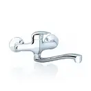 RAVAK Настенный смеситель для умывальника 150 мм SN 041.00/150 (X070008) фото 2 Aquada.com.ua
