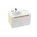 Раковина подвесная Ravak Classic 800х490х207 мм (левый вариант) (XJDL1180000) фото 2 Aquada.com.ua