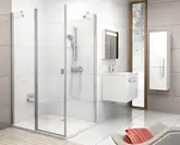 Ravak Chrome CPS-100 Душевая стенка, белый/прозрачный (9QVA0100Z1)