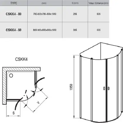 Душевая кабина Ravak Chrome (профиль - сатин; стекло - Transparent (прозрачны) h=1950 мм (3Q170U00Z1) фото 2 Aquada.com.ua Душевая кабина Ravak Chrome (профиль - сатин; стекло - Transparent (прозрачны) h=1950 мм (3Q170U00Z1) фото 2 Aquada.com.ua