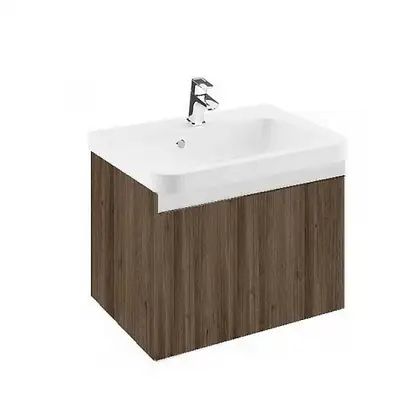 Тумба под раковину Ravak 10° 650х450х450 мм темный орех (X000000738) фото 1 Aquada.com.ua
