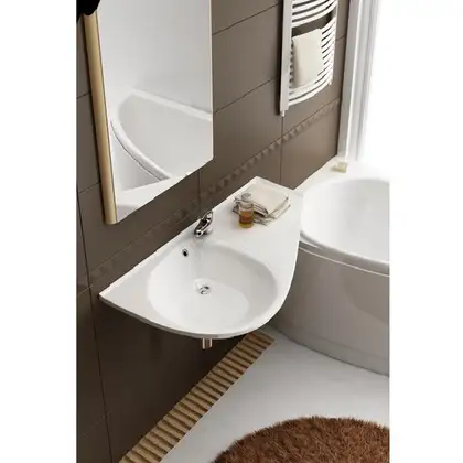 Раковина угловая Ravak Avocado Comfort 950х530х190 мм (левый вариант) (XJ9L1100000) фото 2 Aquada.com.ua Раковина угловая Ravak Avocado Comfort 950х530х190 мм (левый вариант) (XJ9L1100000) фото 2 Aquada.com.ua