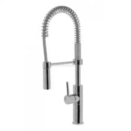 Смеситель для кухни с видвижным изливом Tres Citchen, хром (130485) фото 1 Aquada.com.ua