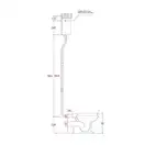 ARTCERAM Унитаз приставной в комплекте с бачком ArtCeram Hermitage (фурнитура - хром) 360 х560 мм, h=2540 мм (HEV003+HEC004+HEA006) фото 2 Aquada.com.ua