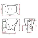 ARTCERAM Унитаз напольный ArtCeram Jazz 360 х 540 мм, h=415 мм (JZV002) фото 3 Aquada.com.ua