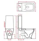 ARTCERAM Унитаз - моноблок в комплекте с бачком ArtCeram Jazz 360 х 690 мм, h=970 мм (JZV003+JZC001+ACA006DEC01) фото 3 Aquada.com.ua