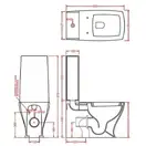 ARTCERAM Унитаз - компакт в комплекте с бачком ArtCeram Jazz 327 х 690 мм, h=970 мм (JZV003+JZC001+ACA006) фото 2 Aquada.com.ua