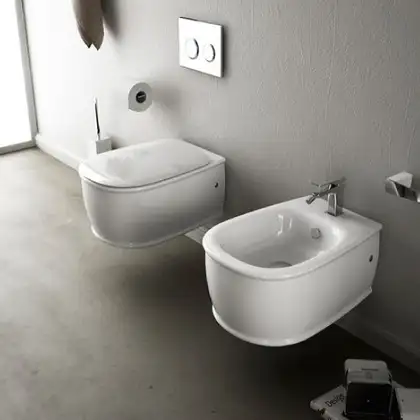 ARTCERAM Биде подвесное ArtCeram Azuley 52,5х37 см (AZB001) фото 3 Aquada.com.ua