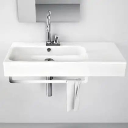 ARTCERAM Раковина подвесная ArtCeram BLOCK 90х41 см BKL002 фото 2 Aquada.com.ua ARTCERAM Раковина подвесная ArtCeram BLOCK 90х41 см BKL002 фото 2 Aquada.com.ua