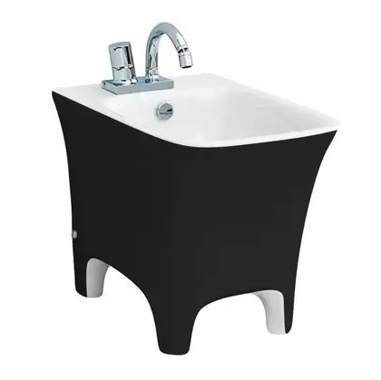 ARTCERAM Биде напольное ArtCeram Cow, черный (CWB002 01; 50) фото 1 Aquada.com.ua