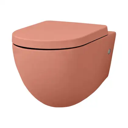 ARTCERAM Унитаз подвесной Goclean® (безободковый) ArtCeram File 2.0 с сиденьем Soft Close orange cameo (FLV004 13; 00 + FLA002 13) фото 1 Aquada.com.ua