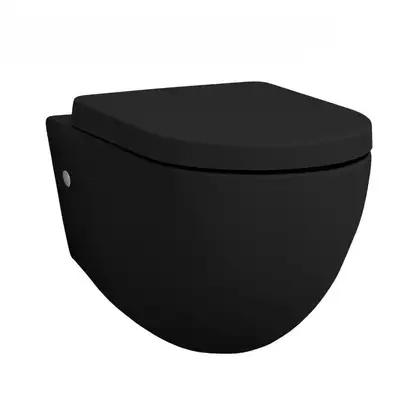 ARTCERAM Унитаз подвесной Goclean® (безободковый) ArtCeram File 2.0 с сиденьем Soft Close matt black (FLV004 17; 30 + FLA002 17) фото 1 Aquada.com.ua
