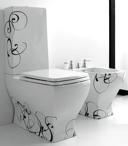 ARTCERAM Унитаз - моноблок в комплекте с бачком ArtCeram Jazz 360 х 690 мм, h=970 мм (JZV003+JZC001+ACA006DEC01) фото 2 Aquada.com.ua ARTCERAM Унитаз - моноблок в комплекте с бачком ArtCeram Jazz 360 х 690 мм, h=970 мм (JZV003+JZC001+ACA006DEC01) фото 2 Aquada.com.ua