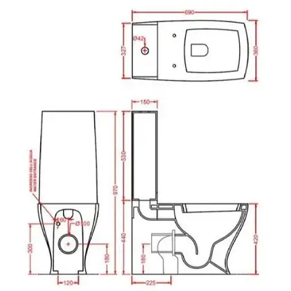 ARTCERAM Унитаз - компакт в комплекте с бачком ArtCeram Jazz 327 х 690 мм, h=970 мм (JZV003+JZC001+ACA006) фото 2 Aquada.com.ua ARTCERAM Унитаз - компакт в комплекте с бачком ArtCeram Jazz 327 х 690 мм, h=970 мм (JZV003+JZC001+ACA006) фото 2 Aquada.com.ua