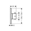 Запорный вентиль Axor Starck X (цвет - хром) (10974000) фото 2 Aquada.com.ua