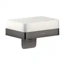 Мыльница Axor Universal Accessories, полированный чёрный хром/стекло матовое (42819330) фото 1 Aquada.com.ua