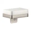 Мыльница Axor Universal Accessories, нержавеющая сталь/стекло матовое (42819800) фото 1 Aquada.com.ua