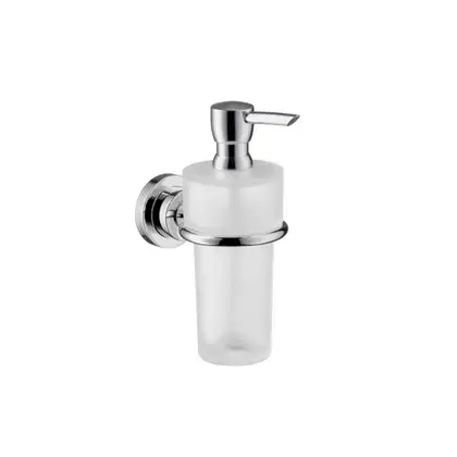 Дозатор для жидкого мыла Axor Citterio (цвет - хром/стекло матовое) (41719000) фото 1 Aquada.com.ua