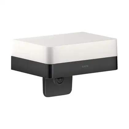 Мыльница Axor Universal Accessories, satin black/стекло матовое (42819350) фото 1 Aquada.com.ua