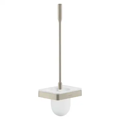 Ёршик подвесной Axor Universal Accessories, матовый никель/стекло белое, матовое (42835820) фото 1 Aquada.com.ua Ёршик подвесной Axor Universal Accessories, матовый никель/стекло белое, матовое (42835820) фото 1 Aquada.com.ua
