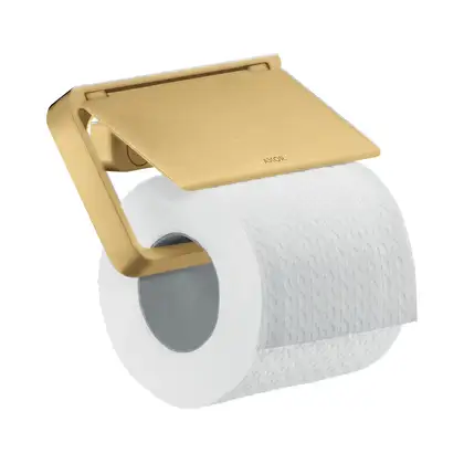 Бумагодержатель с крышкой Axor Universal Accessories (цвет - матовое золото) (42836250) фото 1 Aquada.com.ua Бумагодержатель с крышкой Axor Universal Accessories (цвет - матовое золото) (42836250) фото 1 Aquada.com.ua