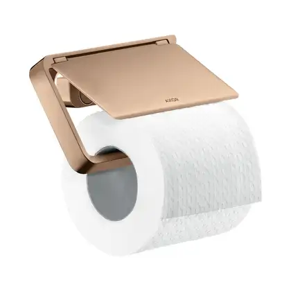 Бумагодержатель с крышкой Axor Universal Accessories (цвет - полированное красное золото) (42836300) фото 1 Aquada.com.ua