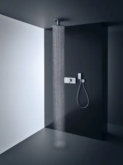 Шланговое подсоединение с держателем Axor One (цвет - хром) (45723000) фото 2 Aquada.com.ua