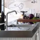 Смеситель для кухни, на 2 отверстия Axor Citterio M (цвет - хром) (34820000) фото 2 Aquada.com.ua