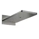 Верхний душ 580 х 250 мм Axor ShowerSolutions (цвет - полированный чёрный хром), 3 вида струи (35283330) фото 1 Aquada.com.ua