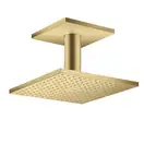 Верхний душ 250 х 250 мм Axor ShowerSolutions (цвет - матовое золото), 2 вида струи (35312250) фото 1 Aquada.com.ua