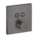 Термостат на 2 потребителя, скрытого монтажа Axor ShowerSelect (цвет - матоый чёрный хром) (36715340) фото 1 Aquada.com.ua
