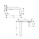 Смеситель для раковины Axor Uno2 (цвет - хром) (38112000) фото 4 Aquada.com.ua