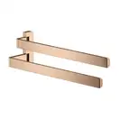 Двойной полотенцедержатель 409 мм Axor Universal Accessories, полированное красное золото (42821300) фото 1 Aquada.com.ua