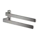 Двойной полотенцедержатель 409 мм Axor Universal Accessories, полированный чёрный хром (42821330) фото 1 Aquada.com.ua
