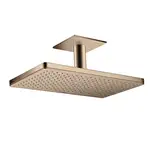 Верхний душ 460 х 300 мм Axor ShowerSolutions (цвет - полированное красное золото), 1 вид струи (35277300)