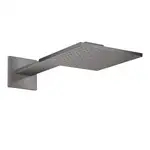 Верхний душ 250 х 250 мм Axor ShowerSolutions (цвет - матовый чёрный хром), 2 вида струи (35310340)