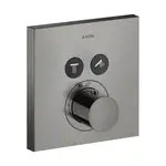 Термостат на 2 потребителя, скрытого монтажа Axor ShowerSelect (цвет - полированный чёрный хром) (36715330)