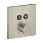 Термостат на 2 потребителя, скрытого монтажа Axor ShowerSelect (цвет - матовый никель) (36715820)
