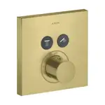 Термостат на 2 потребителя, скрытого монтажа Axor ShowerSelect (цвет - матовая латунь) (36715950)