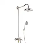 Душевая система с термостатом Axor Carlton Showerpipe (хром/золото) (17670090)