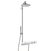 Душевая система с термостатом Axor Bouroullec Showerpipe (цвет - хром/белый) (19670400)