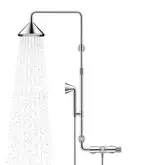 Душова колона з термостатом і верхнім душем AXOR Front Showerpipe (26020000)