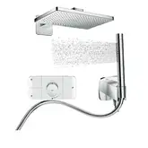 Axor Душевая система скрытого монтажа с термостатом Аxor ShowerSolutions 460 х 300 2jett (наружная и скрытые части) (35275001)