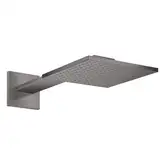 Верхний душ 250 х 250 мм Axor ShowerSolutions (цвет - чёрный матовый хром), 1 вид струи (35306340)